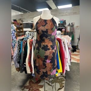 Time and Tru Multicolor Floral Mini Dress